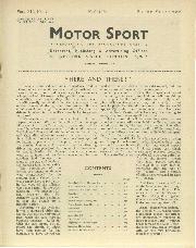 CONTENTS, May 1936 - Left
