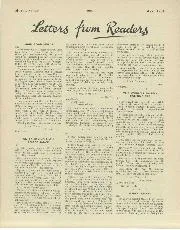 Letters from readers, May 1937 - Left
