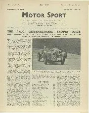 THE J.C.C INTERNATIONAL TROPHY RACE - Left