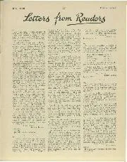 Letters from Readers, May 1940 - Left