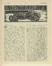 Rumblings, May 1942 - Left