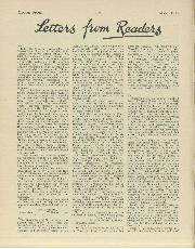 Letters from Readers, May 1942 - Left