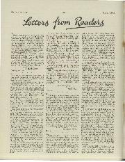 Letters from readers, May 1943 - Left