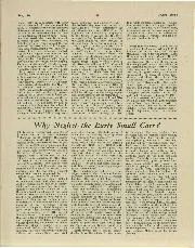 Why Neglect the Early Small Cars? - Left