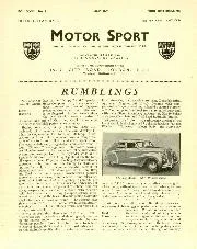 Rumblings, May 1947 - Left