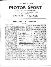 Matters of moment, May 1952 - Left