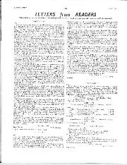 Letters from readers, May 1952 - Left
