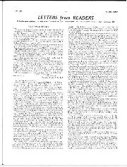 Letters from readers, May 1958 - Left