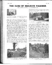 The cars of Maurice Falkner - Left