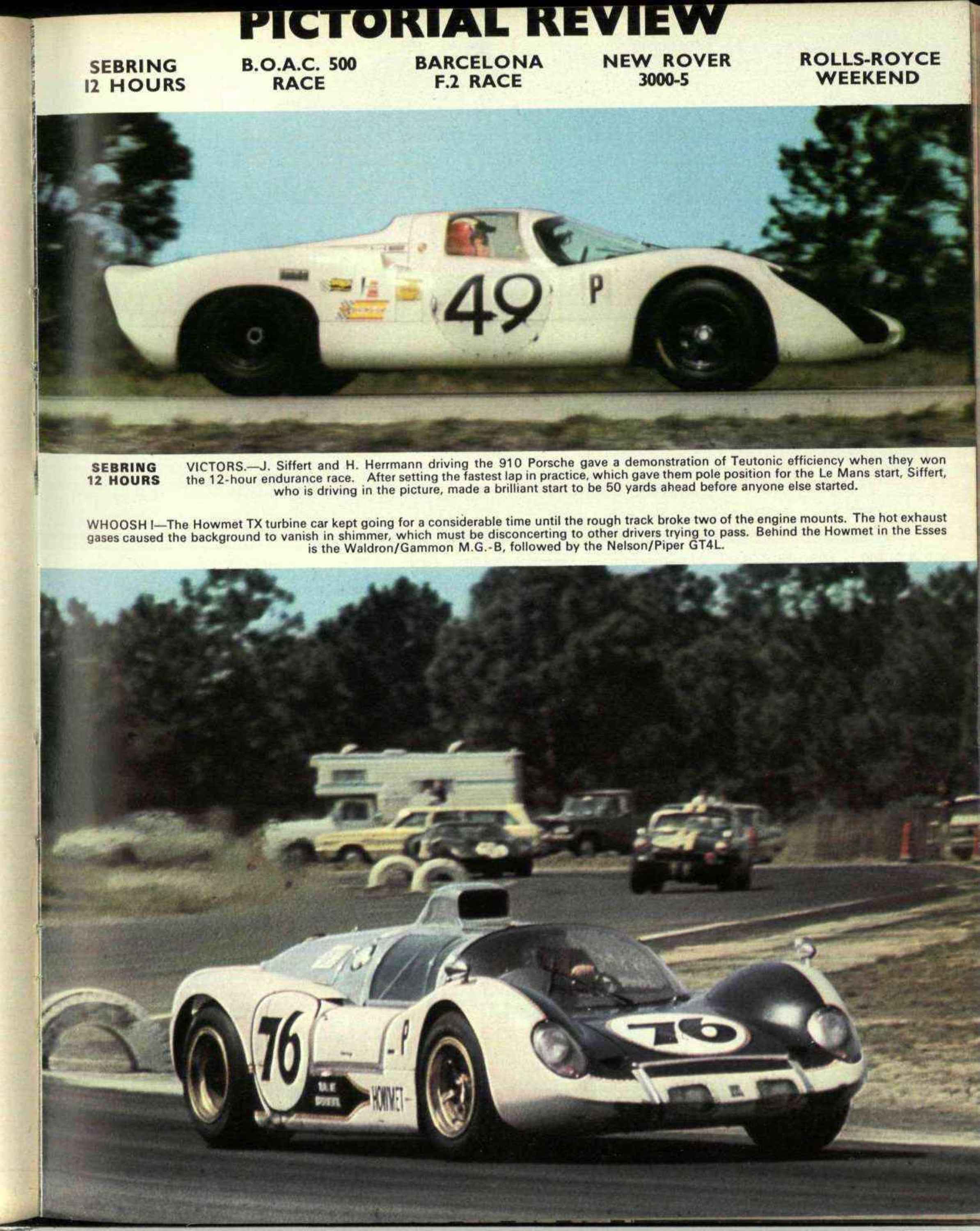 Continental Notes, May 1968 May 1968 - Motor Sport Magazine