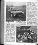 Quattro Sport, for short - Left