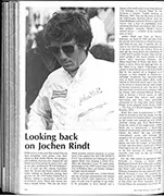 Looking back on Jochen Rindt - Left