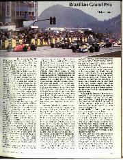 1985 Brazilian Grand Prix race report - Left