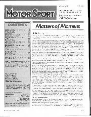 Matters of Moment, May 1986 - Left