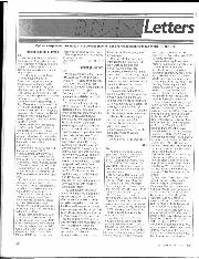 Letters, May 1986 - Left