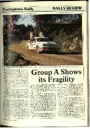 Rally review:  Portuguese Rally, May 1987 - Left
