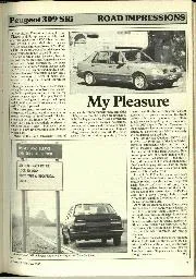 Road impressions: Peugeot 309 SRi - Left