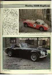 New cars: Healey 3000 replicas - Right