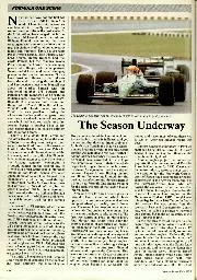 The Season Underway - Left