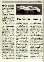 Precision Timing, May 1990 - Left