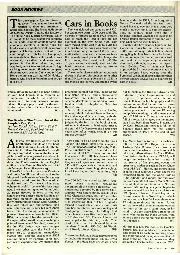 Cars in Books, May 1990 - Left