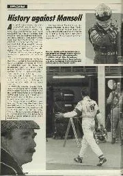 History Against Mansell - Left