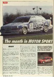 The month in Motor Sport - Left