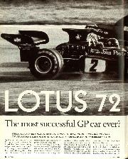 Lotus 72: the most successful GP car ever? - Left