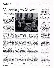 Motoring to Monte - Left