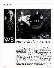 Ford's peak of achievement - Left
