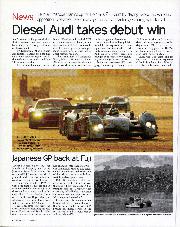 Diesel Audi takes debut win - Left