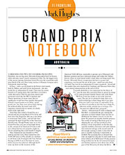 Grand Prix notebook - Left
