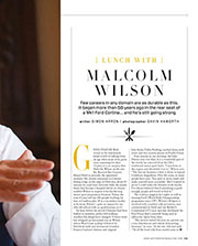 Lunch with Malcolm Wilson - Right