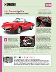 Alfa Romeo Spider - Left