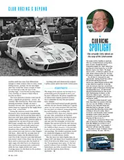 Club racing spotlight: Chris Alford - Left