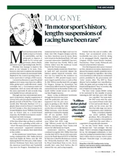 When motor racing stops - Left