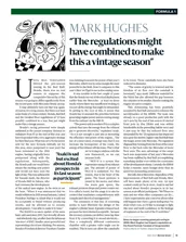 “The regulations might have combined to make this a vintage season” - Left