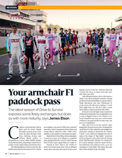 Your armchair F1 paddock pass - Left