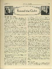 Round the Clubs, November 1925 - Left