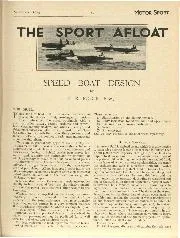 THE SPORT AFLOAT - Left