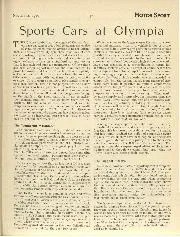 Sports Cars at Olympia - Left