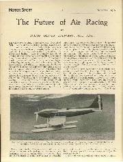 The Future of Air Racing - Left