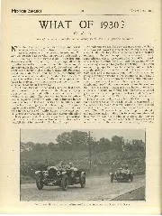 WHAT OF 1930? - Left