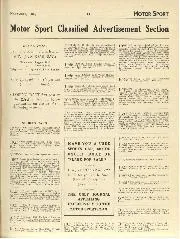 Motor Sport Classified Advertisement Section - Left