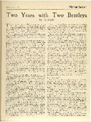 Two Years with Two Bentleys - Left