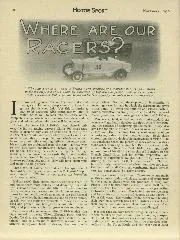 WHERE ARE OUR RACERS? - Left