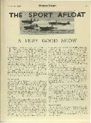 THE SPORT AFLOAT - Left