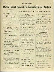 Motor Sport Classified Advertisement Section - Left