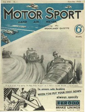 Cover image for November 1931