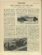 MORE SPORTS CARS FOR 1933 - Left